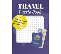 Travel Puzzle Book: A Travel Activity Book for Adults, Seniors and Teens