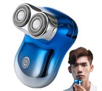 Travel Razor - Facial Hair Groomer | Waterproof Electric Razor, Pocket Electric Face Groomer, Multipurpose Mini-Shave With USB Port Portable For Air Travel Camping Car Business Travel