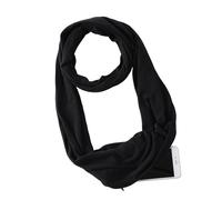 Travel Scarf, Zipper Pocket, Passport Safe Key Storage Travel Essential Breathable Material Lightweight Shawl Versatile Accessory, Neck Wrap for Phone Keys Card Lipstick Earphones Vacation