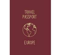 Travel Scrapbook Europe: Red Passport