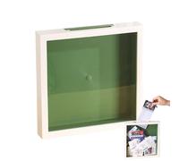 Travel Shadow Box - Adventure Archive Shadow Box in acrilico trasparente, elegante organizer per raccogliere ricordi, espositore per vacanze, concerti di nozze, avventure, spiaggia, soggiorno