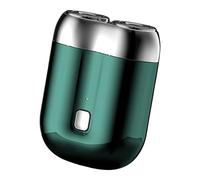 Travel Shaver - ABS 7 x 5,4 cm | Portatile Waterproof Face Razor | USB Rechargeable Dry Wet Mini Electric Shaver For Nose Eyebrow Head Body Grooming Home Travel Airplane Men