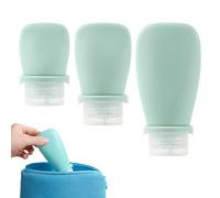Travel Size Bottles | Travel Containers For Toiletries - 3 pezzi Refillable Silicone Luggage Gear, Cosmetic Accessories Empty For Shampoo Hair Conditioner Soap Bath Shower Gel Body Lotion