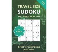 Travel Size Sudoku: 150 medium level fun Sudoku Puzzles, great mind exercise, Compact Sudoku Puzzles to Enjoy Anywhere, Anytime | 6 x 9 inches | Perfect for long journeys