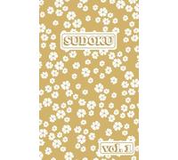 Travel Size Sudoku: Pretty Sudoku Puzzle Book For Adults & Teens With 101 Puzzles from Hard to Even Harder With Solutions - 5" x 8" (12.7cm x ... Puzzle Per Page, Floral Print Cover, Volume 1