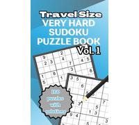 Travel Size Very Hard Sudoku Puzzle Book Vol. 1 - 160 Puzzles with Solutions