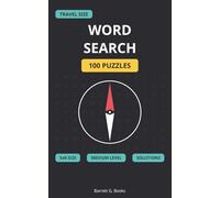 Travel Size Word Search for Adults: 100 Puzzles (5x8) • Medium Difficulty • Solutions Included