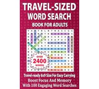 Travel-Sized Word Search Book for Adults: Boost Focus and Memory with 100 Engaging Word Searches