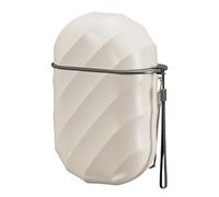 Travel Soap Case, Soap Travel Case, Soap Holder Travel, Portable Soap Box for Quick Draining Perfect for Gym and Travel 11x8x4.5cm/4.33x3.15x1.77 (White, Cream Gray)