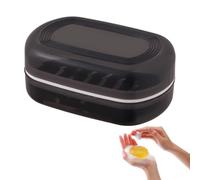 Travel Soap Container - PP 12x8x5cm | Tight Sealing Soap Case Box, Portable Soaps Storage Holder For Camping Travel Hiking Business Trips Biking | Hygiene Use