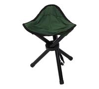 Travel Stool - Folding Seat Portable Camping Chair Compact Lightweight Colapsible Sitting Gear | Backpacking Fishing Picnic Hiking Rest Support Durable Aluminum Frame Outdoor Adventure Equipment
