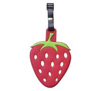 Travel Tags for Luggage, Silicone Suitcase Label, Cute Fruit-Shaped Bag Identifier, Privacy Name Tag Cover, Durable Accessory, for Travel, Baggage, Suitcases