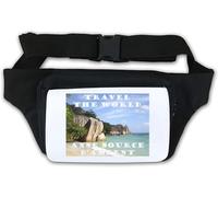 Travel The World ANSE Source d'Argent Cliffs Marsupio Marsupio Bianco