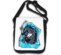 Travel The World Bora Bora Island from Space - Borsa a tracolla bianca, bianco, Taglia unica