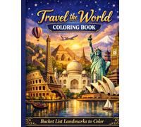 TRAVEL THE WORLD: COLORING BOOK