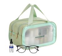 Travel Toiletry Bag, Makeup Storage Organizer, Portable Cosmetic Case with Spacious and Multicompartment Design for Trips or Daily Use, 10.63x5.12x6.69 Inches