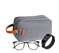 Travel Toiletry Bag, Toiletry Organizer, bag-resistant bag, doppio strato Organizer Grooming Travel Case Toiletry Bag With Handle Travel Organizer Case Water-resistant Toiletry Double-layer Toi,