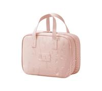 Travel Toiletry Bag, Waterproof Compact Jewelry Organizer, 9,45 x 3,94 x 7,87 pollici Water Resistant Makeup Toiletries Bag, Portable Cosmetic Storage for Women, Men, and Travel, rosa, Se référer au