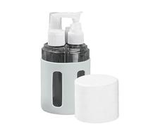 Travel Toiletry Bottles - 4-in-1 Refillable Empty Spray Dispenser, Compact Cosmetic Containers | Multifunctional Storage Set Suitable Outdoor Camping Trip Vacation Hotel Shampoo Conditioner Lotion