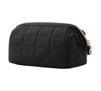 Travel Toiletry Organizer | Cosmetic Bag For Women | Travel Makeup Organizer | Cosmetic Bag For Men | Toiletry Bag For Travel | Quilted Travel Toiletry Bag For An Organized Way To Pack