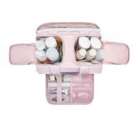 Travel Toiletry Organizer, Cosmetic Organizer Bag, Toiletry Zipper Pouch, Lightweight Large Wide Opening Toiletry Organizer Bag, Travel Cosmetic Bag with Zipper for Women