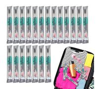 Travel Toothbrush Kit - 20 Pieces Toothbrushes | Tooth Brushing Tools with Toothpaste, Portable for Travel, Bathroom, Hotel, Camping, Gym, School, Vacation, Hospital, and Bag Use