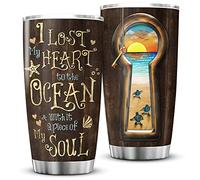 Travel Tumbler Con Paglia E Coperchio Mug Termica Riutilizzabile Tazza Da Caffè Per Mamma Natale Compleanno 590 Ml Ho Perso Il Mio Cuore