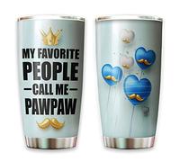 Travel Tumbler Riutilizzabile Tazza Termica Tazze Da Viaggio Per Mamma Amico 590 Ml Le Mie Persone Preferite Mi Chiamano Pawpaw - Divertente Regalo Di Compleanno Per Il Miglior Nonno Di Sempre Per