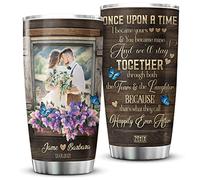 Travel Tumbler Riutilizzabile Tazze Da Viaggio Portatile Tazza Da Caffè Per Colleghi Auto Compleanno 590 Ml C'Era Una Volta