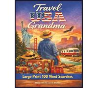 Travel USA Grandma: Large Print 100 Word Searches