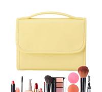 Travel Vanity Storage Bag With Handle, Travel Makeup Organizer, Cosmetics Organizer Large Capacity Toiletry Storage Pouch For Women Men Bathroom Shower Home Gym Hotel Outdoor Airplane Vacation