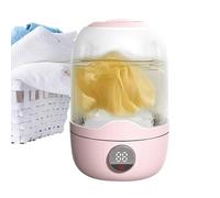 Travel Washing Machine, Mini Laundry Washer, 5.59 Inches, Compact Cup Design, Gentle Underwear Cycle, Portable 2000mAh Battery Cleaner for Baby Clothes Towels Socks Bras