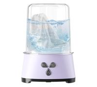 Travel Washing Machine, Portable Cordless Clothes Washer,.06x6.3 inches Deep Cleaning Device with Long-Lasting Battery for Socks, Baby Clothes Underwear and Underpants