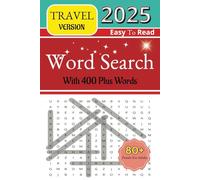 Travel Word Search Puzzle Book Easy to Read: Word Search with Easy to Read Print about Travel, Hiking, Out doors, and More | 6x9 Inches, 100 Pages | ... for Vacation, Holidays and Happy Times