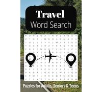 Travel Word Search Puzzle Book: Word Searches with Easy to Read Print about Travel, Landmarks, Cultures, and More | 6x9 inches, 110 pages | 50+ ... for Adventurers, Holidays, and Relaxation