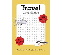 Travel Word Search Puzzle Book: Word Searches with Easy to Read Print about Travel, Transport, World Food and More ¦ 6x9 inches, 110 pages ¦ 50+ ... Gifts for Vacations, Holiday and Leisure Time