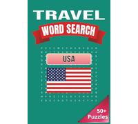 Travel Word Search: USA: A Fun and Relaxing Puzzle Adventure Across America | 6 x 9 inches | 50+ Puzzles, 110 pages