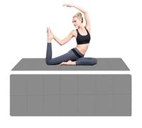 Travel Yoga Mat - Folding Esercise Mats | Anti-Slip Portable Widened And Thickened | Anti-Slip Portable Foldings Double Side Workout Mat | Carry Bag Folding Workout Mats For Floor Exercises