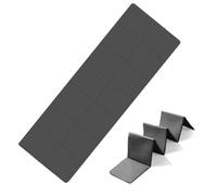 Travel Yoga Mat - Folding Esercise Mats | Anti-Slip Portable Widened And Thickened | Anti-Slip Portable Foldings Double Side Workout Mat | Carry Bag Folding Workout Mats For Floor Exercises