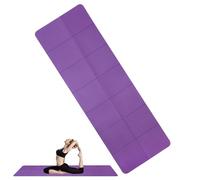Travel Yoga Mat - Folding Esercise Mats | Anti-Slip Portable Widened And Thickened | Anti-Slip Portable Foldings Double Side Workout Mat | Carry Bag Folding Workout Mats For Floor Exercises