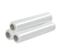 TravelBox 6 Rotoli Film Estensibile Manuale Trasparente, Altezza 50 cm da 2,4 kg, Pellicola Protettiva Spessore 23my per Imballaggio e Protezione Merce (Trasparente 23my, 6 Rotoli)