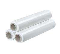 TravelBoxContorno 1 Rotolo Film Estensibile Manuale Bianco, Altezza 50 cm da 2,4 kg, Pellicola Protettiva Spessore 23my per Imballaggio e Protezione Merce (Bianco 23my, 1 Rotolo)