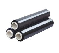 TravelBoxContorno 6 Rotoli Film Estensibile Manuale Nero, Altezza 50 cm da 2,4 kg, Pellicola Protettiva Spessore 23my per Imballaggio e Protezione Merce (Nero 23my, 6 Rotoli)