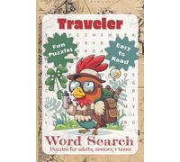 Traveler Word Search Puzzle Book: Word Searches with Easy to Read Print about Travel, Vacation, Wanderlust, and More | 6x9 inches, 110 pages | 50+ ... for Vacations, Holidays, and Leisure Time