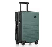 Traveler's Choice Markham Hardside Expandable Luggage with Double Spinner Wheels, Carry-On 21-Inch Suitcase, Green