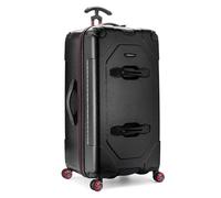 Traveler's Choice, Maxporter II, Valigia rigida in policarbonato con ruote girevoli, nero, 22" Carry-On Luggage