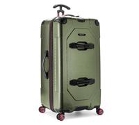 Traveler's Choice Maxporter - Valigia rigida da 76,2 cm, Verde scuro, 30" Trunk Luggage, Maxporter II - Valigia rigida in policarbonato con ruote girevoli