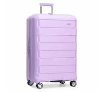 Traveler's Choice Pagosa Indestructible Hardshell Expandable Spinner Luggage, Lavender, 2 Piece Set