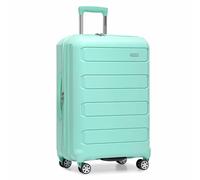 Traveler's Choice Pagosa - Valigia trolley espandibile e rigida, indistruttibile, Menta, Check-in Only
