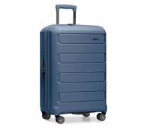 Traveler's Choice Pagosa - Valigia trolley espandibile rigida indistruttibile, Piastra Blu, 2-Piece Set (22/26), Traveler's Choice Pagosa - Valigia trolley espandibile rigida indistruttibile